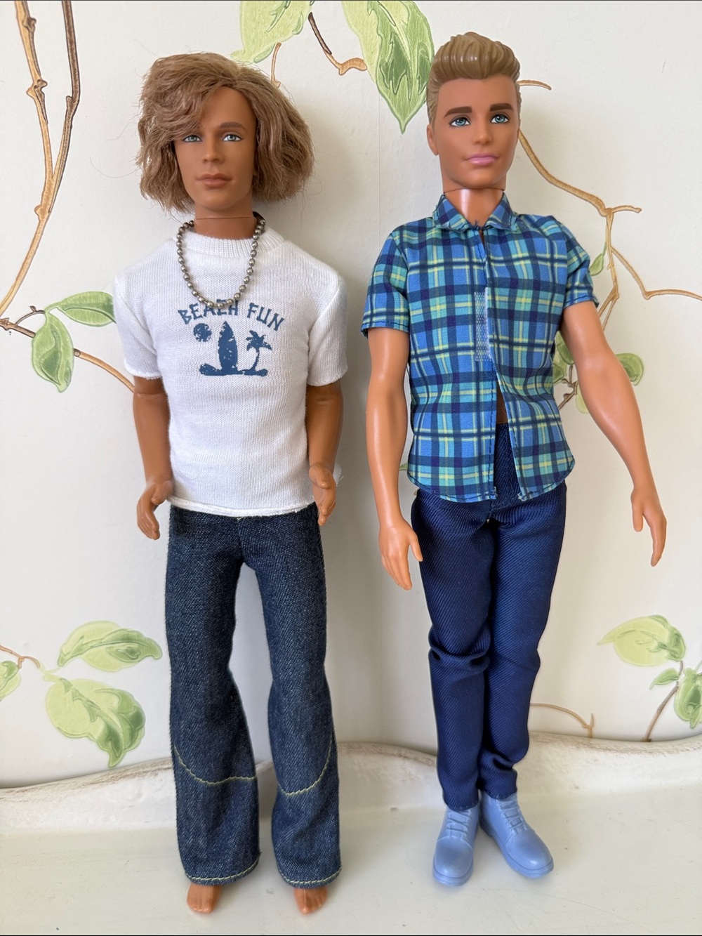 Mattel Barbie Ken Surfer Blaine Doll & It Takes Two Camping Ken Doll